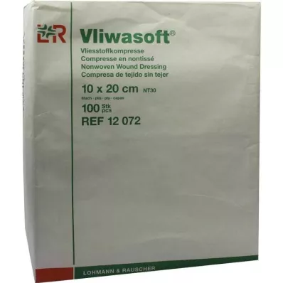 Kompresy polarowe Vliwasoft 10x20cm 6-warstwowe niesterylne, 100 szt