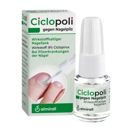 CICLOPOLI przeciw grzybicy paznokci składnik aktywny lakier do paznokci, 6,6 ml