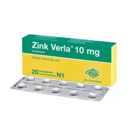 Zinc Verla® 10 mg tabletki powlekane, 20 szt