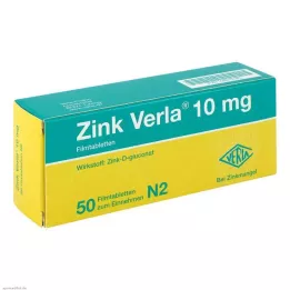 Zinc Verla® 10 mg tabletki powlekane, 50 szt