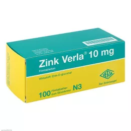 ZINK VERLA Tabletki powlekane 10 mg, 100 szt