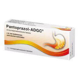 PANTOPRAZOL ADGC Tabletki powlekane dojelitowo 20 mg, 14 szt