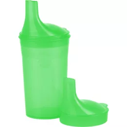 EINNEHMEBECHER bez uchwytu z 2 pokrywkami 4+12 mm zielony, 1 szt