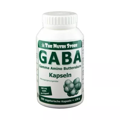 GABA 500 mg kapsułki wegetariańskie, 200 szt
