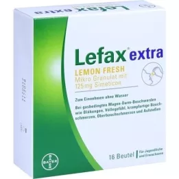 LEFAX extra Lemon Fresh Micro Granules, 16 szt