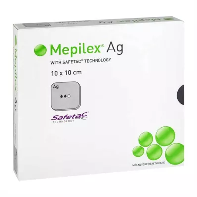 Bandaż Mepilex Ag 10x10cm sterylny, 10 szt
