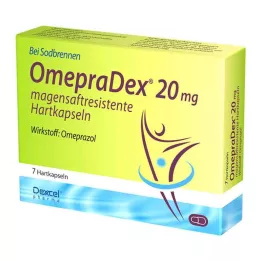 Omepradex 20 mg kapsułki dojelitowe twarde, 7 szt
