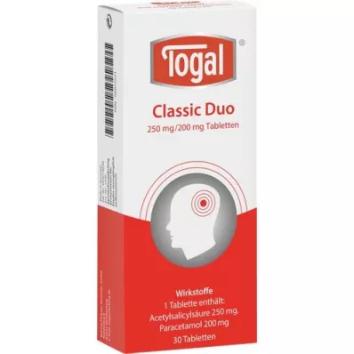 TOGAL Tabletki Classic Duo, 30 szt