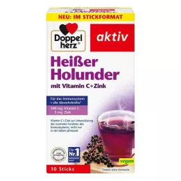 DOPPELHERZ gorący granulat z czarnego bzu z wit. C i cynkiem, 10 szt