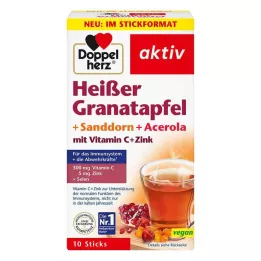 DOPPELHERZ gorący granat + rokitnik + acerola, 10 szt