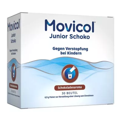 Movicol Junior proszek czekoladowy do sporządzania roztworu doustnego, 30X6,9 g Movicol Junior proszek czekoladowy do sporządzania roztworu doustnego, 30X6,9 g