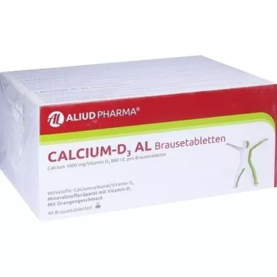 CALCIUM-D3 AL Tabletki musujące, 120 szt