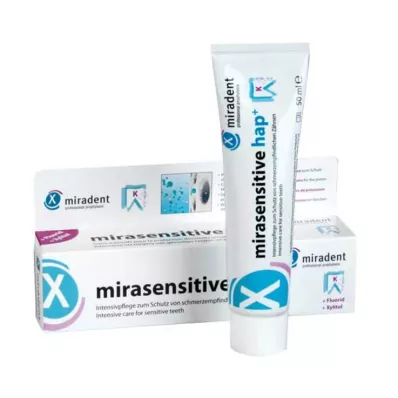 MIRADENT Pasta do zębów Mirasensitive hap+, 50 ml MIRADENT Pasta do zębów Mirasensitive hap+, 50 ml