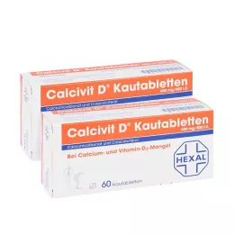 Calcivit D tabletki do żucia 600mg/400 jednostek międzynarodowych (120 sztuk)