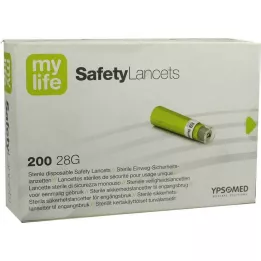 MYLIFE Nakłuwacze bezpieczne, 200 szt