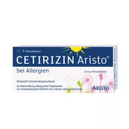Cetirizine Aristo na alergie 10 mg tabletki powlekane, 7 szt