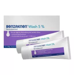 BENZAKNEN Wash 5% zawiesina, 2X100 g