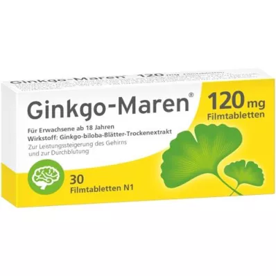 GINKGO-MAREN Tabletki powlekane 120 mg, 30 szt