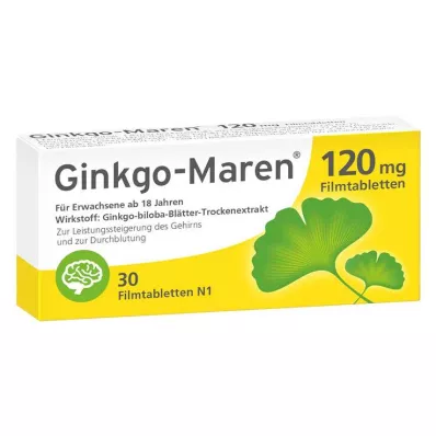 Ginkgo-Maren 120 mg tabletki powlekane, 30 szt