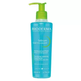 BIODERMA Sebium Gel Moussant Żel oczyszczający, 200 ml