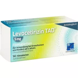 LEVOCETIRIZIN TAD Tabletki powlekane 5 mg, 50 szt