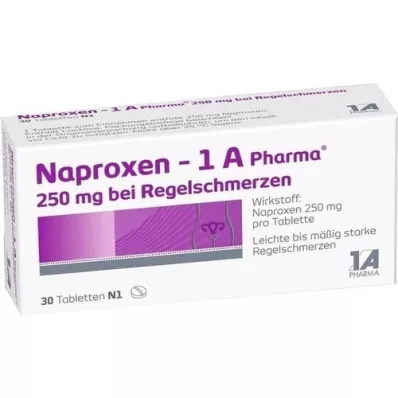 [1a Pharma 250 mg na bóle miesiączkowe, 30 szt