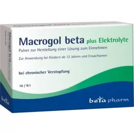 MACROGOL beta plus elektrolity Plv.z.H.e.L.z.Einn., 10 szt
