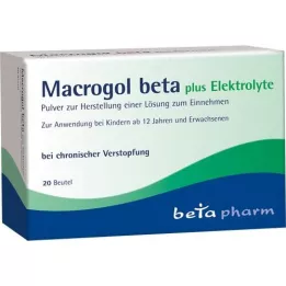 MACROGOL beta plus elektrolity Plv.z.H.e.L.z.Einn., 20 szt