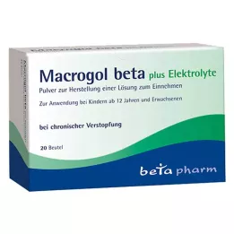 MACROGOL beta plus elektrolity Plv.z.H.e.L.z.Einn., 20 szt