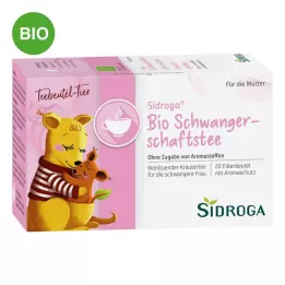 SIDROGA Organiczna torebka z filtrem do herbaty dla kobiet w ciąży, 20X1,5 g
