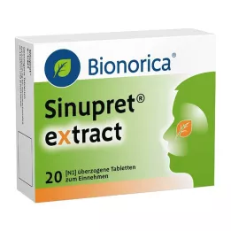SINUPRET tabletki powlekane z ekstraktem, 20 szt