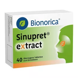 SINUPRET tabletki powlekane z ekstraktem, 40 szt