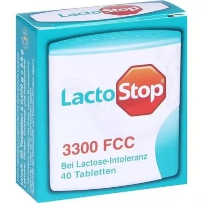 LACTOSTOP 3,300 FCC Dozownik na tabletki, 40 szt