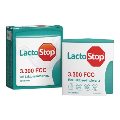 LACTOSTOP 3,300 FCC Dozownik na tabletki, 40 szt