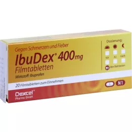 IBUDEX Tabletki powlekane 400 mg, 20 szt