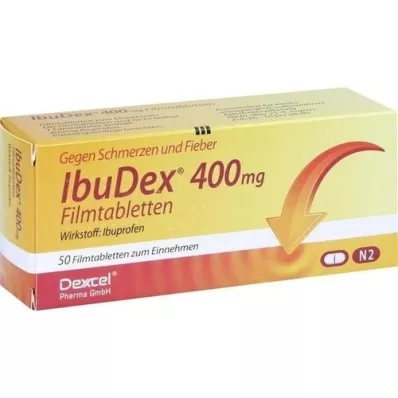 IBUDEX Tabletki powlekane 400 mg, 50 szt