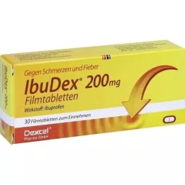 IBUDEX Tabletki powlekane 200 mg, 30 szt