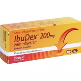 IBUDEX Tabletki powlekane 200 mg, 50 szt