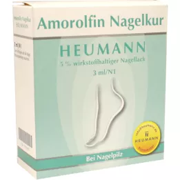 AMOROLFIN Kuracja do paznokci Heumann 5% lakier do paznokci, 3 ml