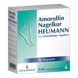 AMOROLFIN Kuracja do paznokci Heumann 5% lakier do paznokci, 3 ml