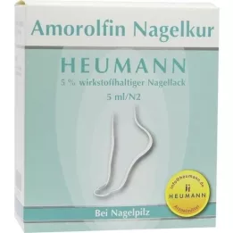 AMOROLFIN Kuracja do paznokci Heumann 5% lakier do paznokci, 5 ml