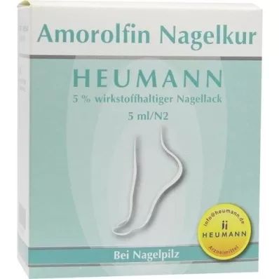 AMOROLFIN Kuracja do paznokci Heumann 5% lakier do paznokci, 5 ml