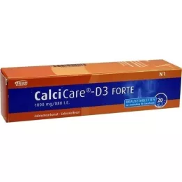 CALCICARE Tabletki musujące D3 forte, 20 szt