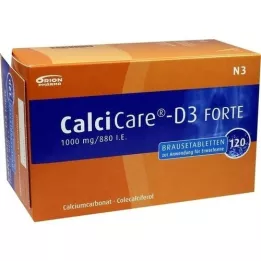 CALCICARE Tabletki musujące D3 forte, 120 szt