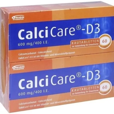 CALCICARE D3 tabletki do żucia, 120 szt