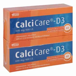 CalciCare-D3 600mg/400 jednostek międzynarodowych (120 sztuk)