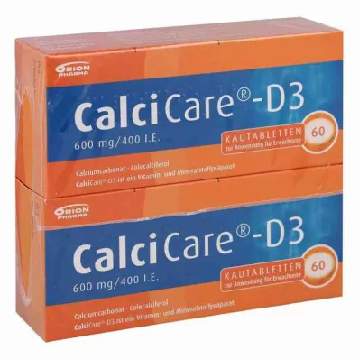 CalciCare-D3 600mg/400 jednostek międzynarodowych (120 sztuk)