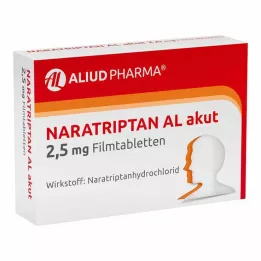 NARATRIPTAN AL ostre tabletki powlekane 2,5 mg, 2 szt