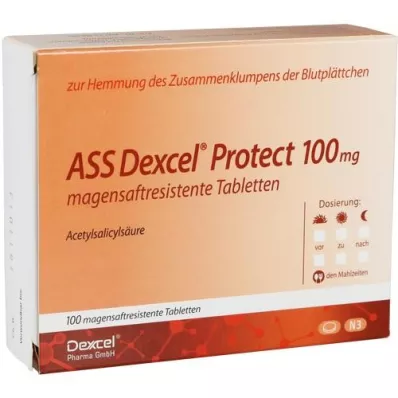 ASS Dexcel Protect 100 mg tabletki powlekane dojelitowo, 100 szt