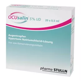 OCUSALIN 5% UD Krople do oczu, 20 x 0,5 ml
